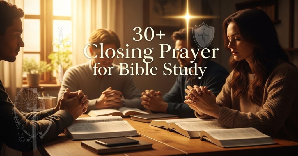 closing prayer for bible study