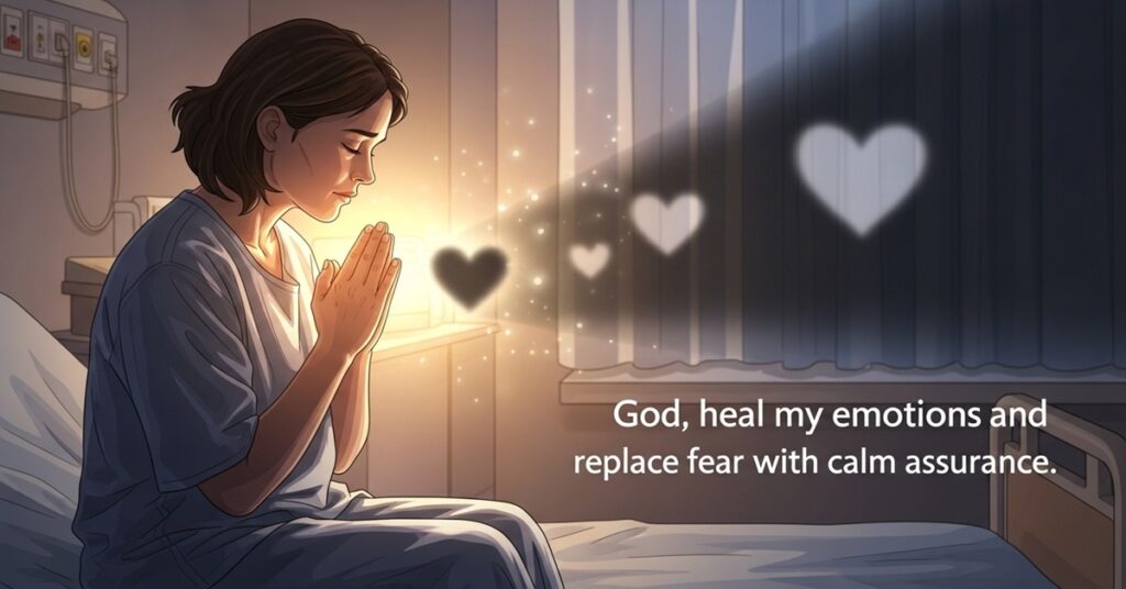 praying for a successful operation
