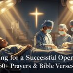 praying for a successful operation