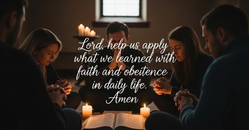 closing meeting prayer