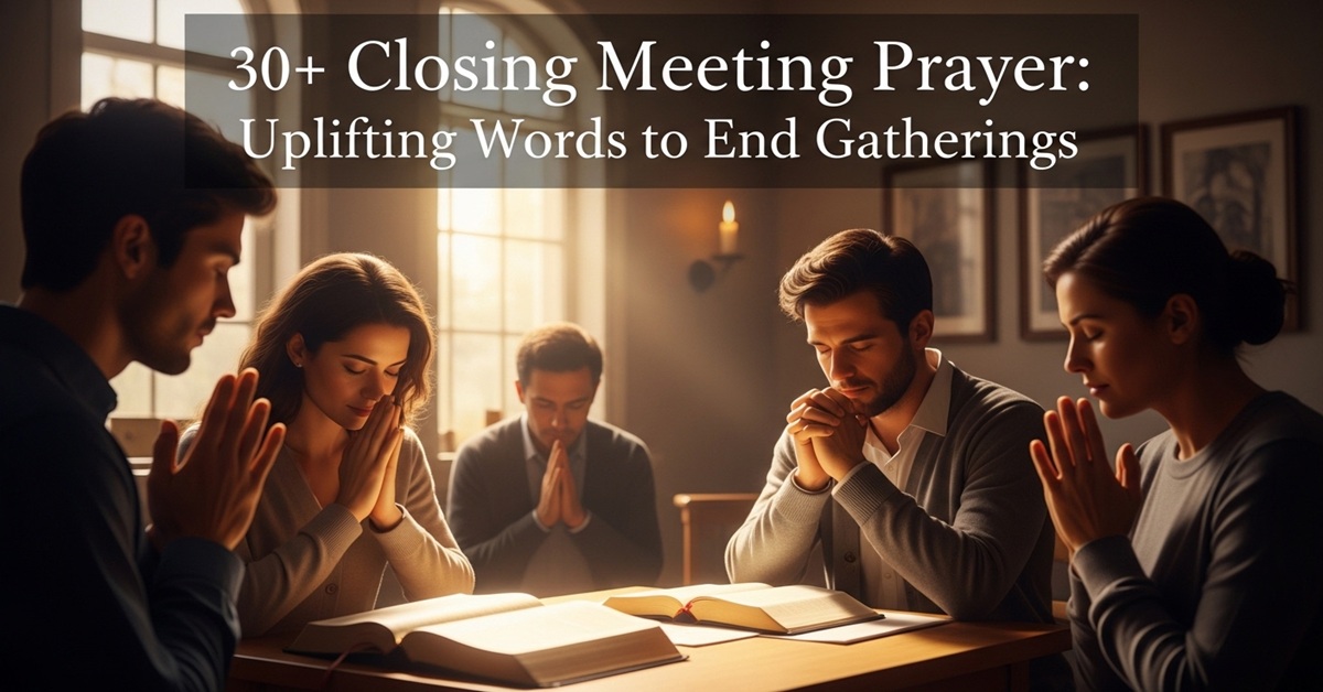 closing meeting prayer