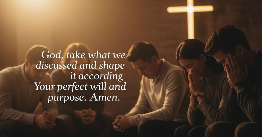 closing meeting prayer