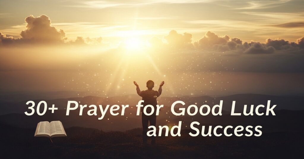 prayer for good luck