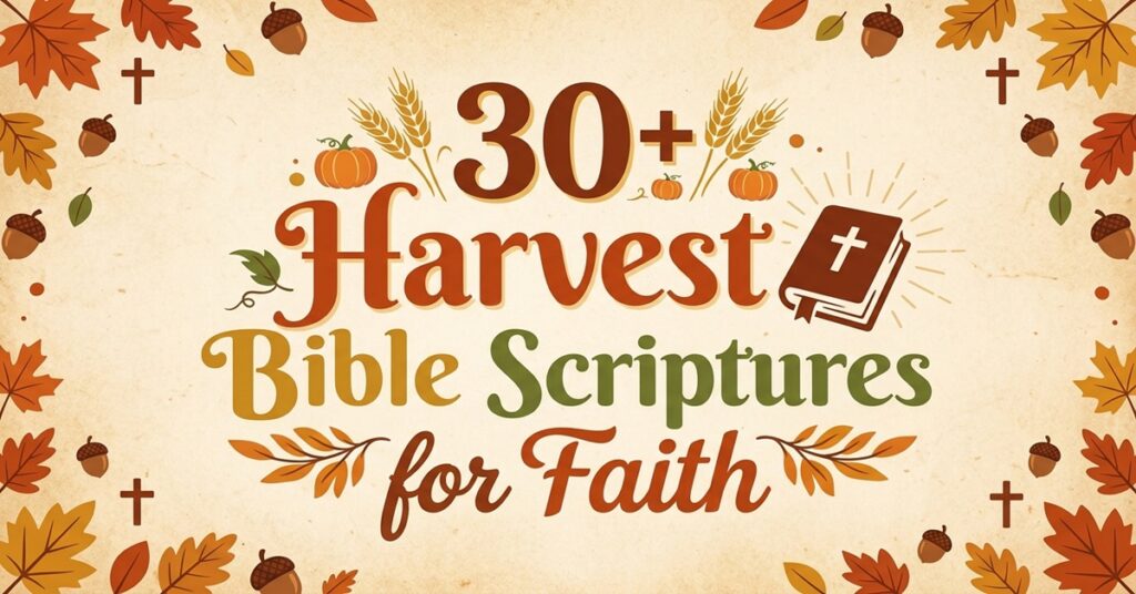 harvest bible scriptures
