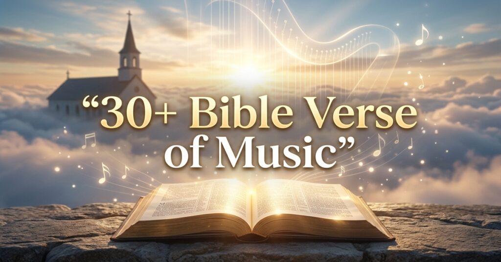 bible verse of music