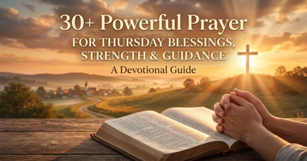 prayer for thursday