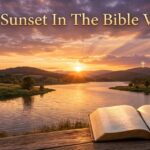 sunset in the bible verse