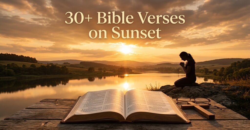 bible verse on sunset