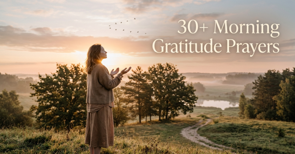 morning gratitude prayer