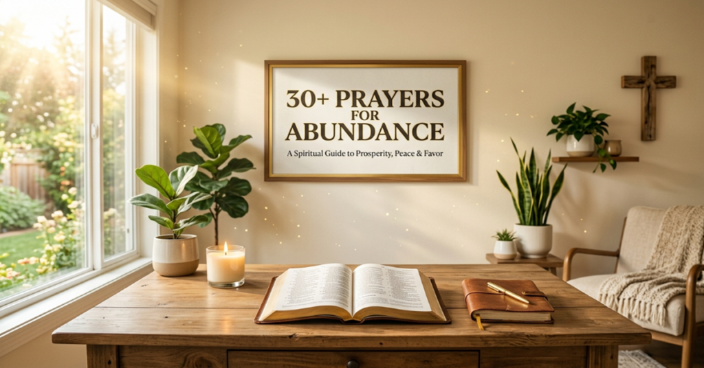 prayers for abundance