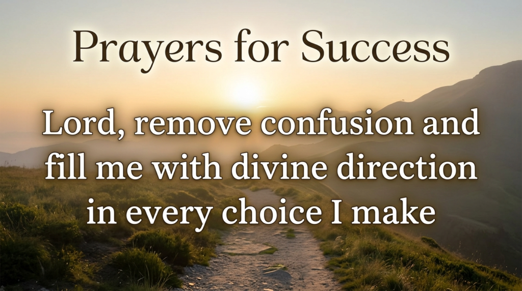 Prayers for Success