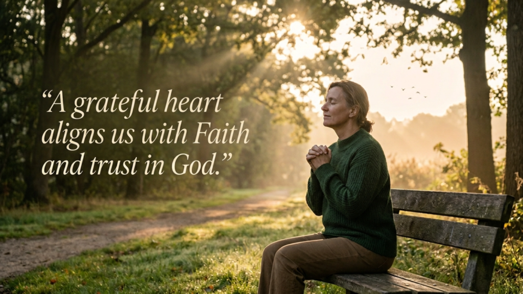 morning gratitude prayer