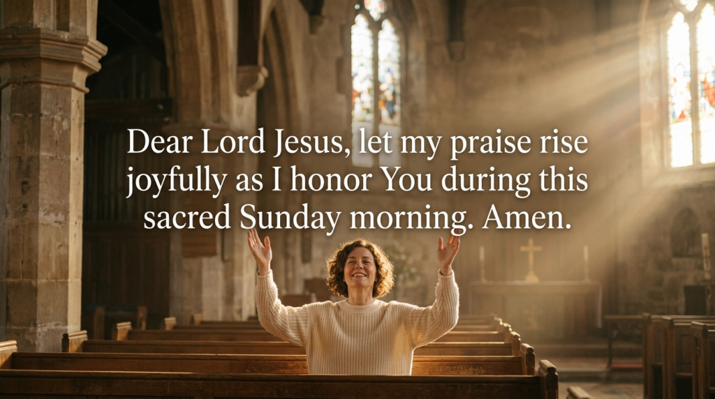 sunday morning blessing prayer