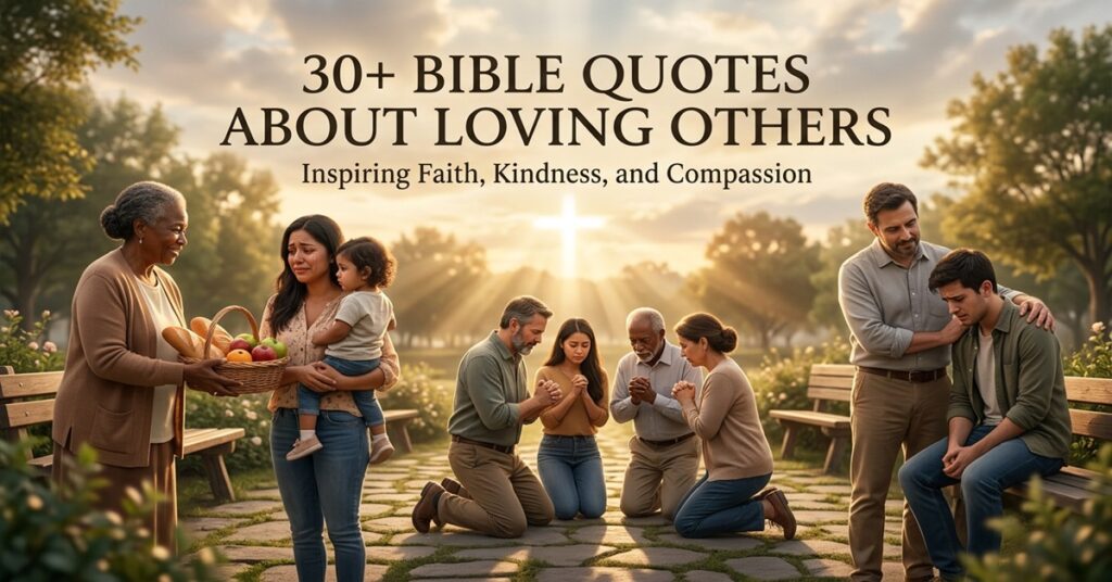 bible quotes about loving others