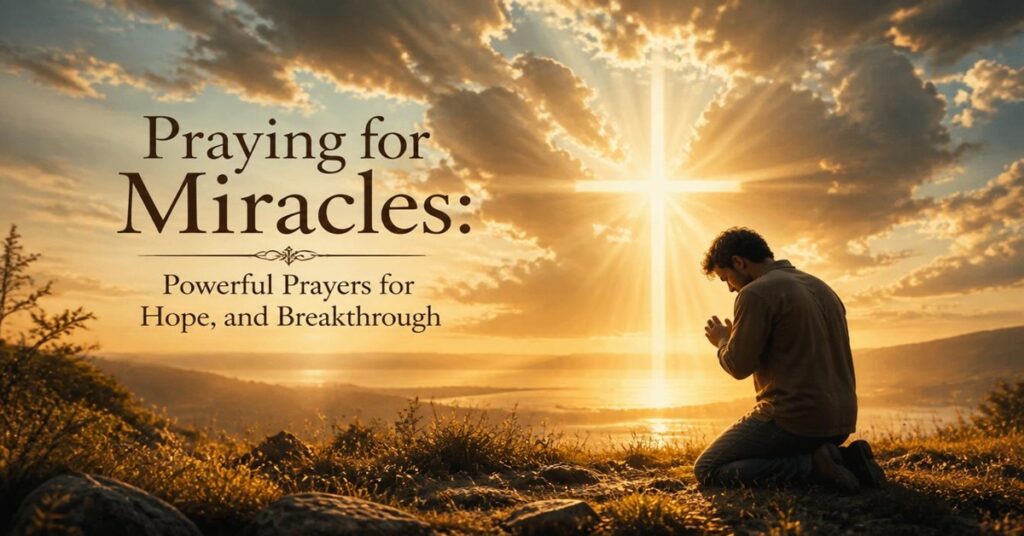 praying for miracles