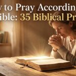 how to pray according to the bible