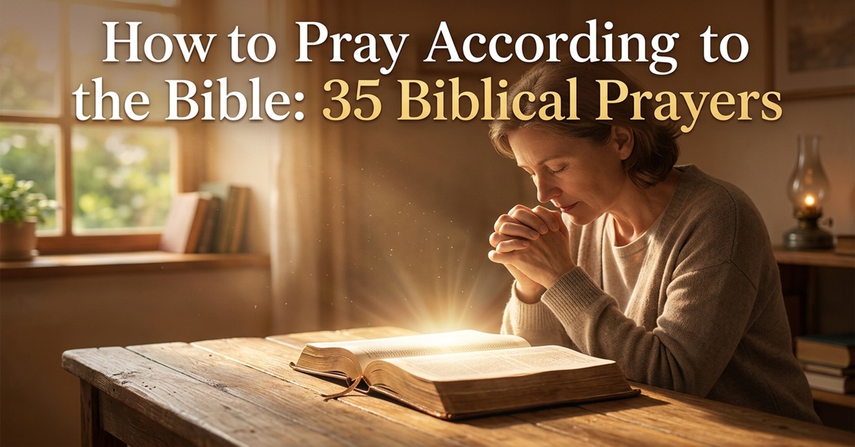 how to pray according to the bible