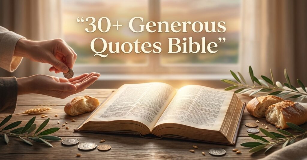 generous quotes bible