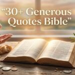 generous quotes bible