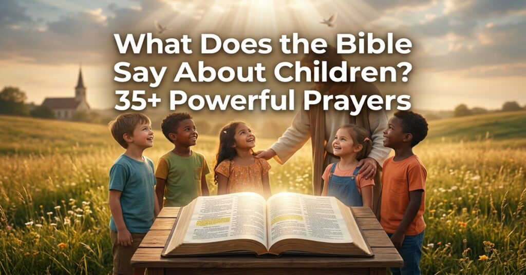 what does the bible say about children