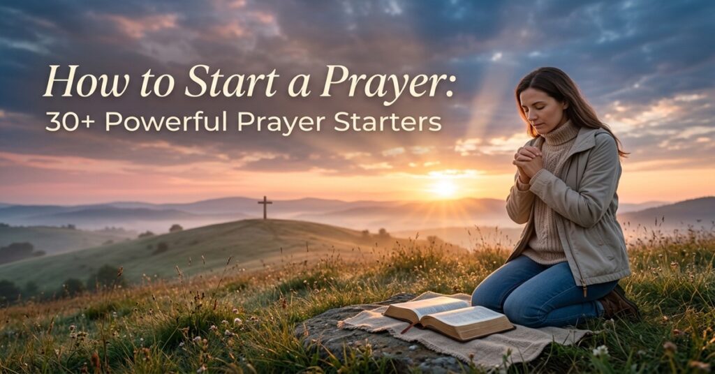 how to start a prayer
