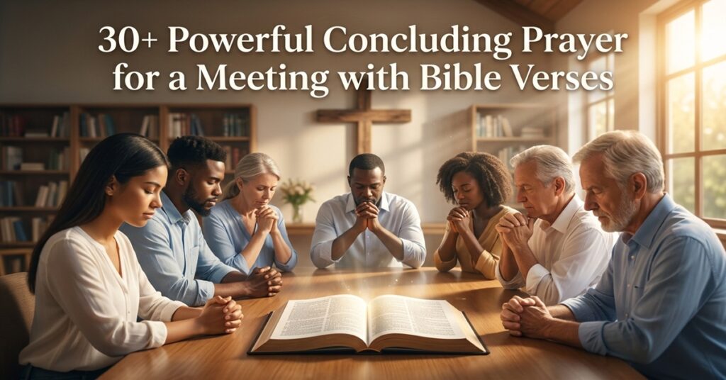concluding prayer for a meeting