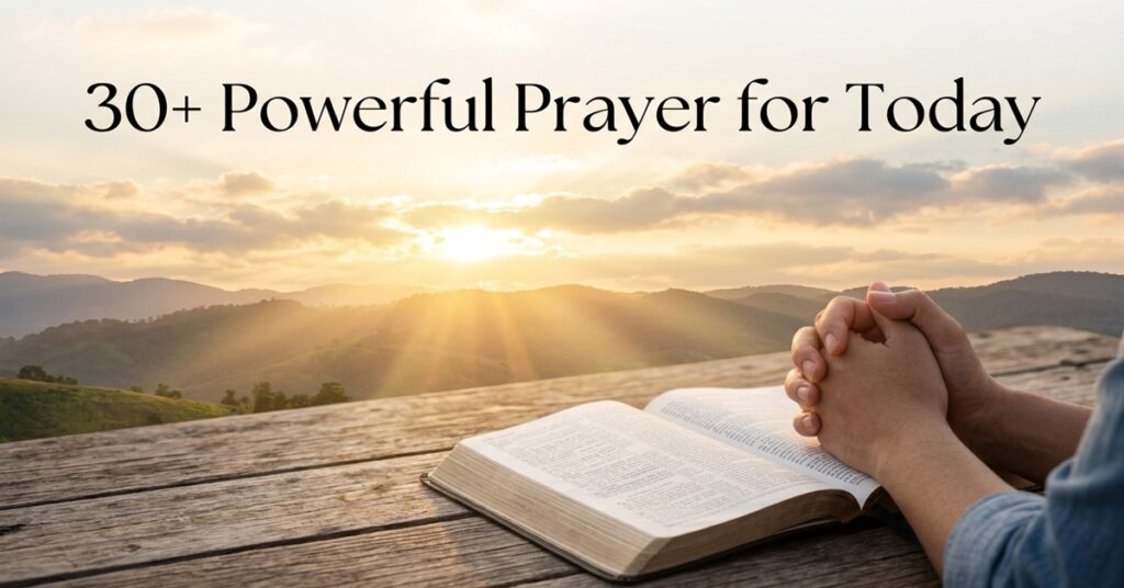 prayer for today