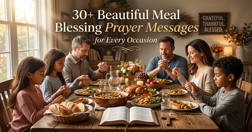meal blessing prayer