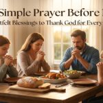 simple prayer before meal