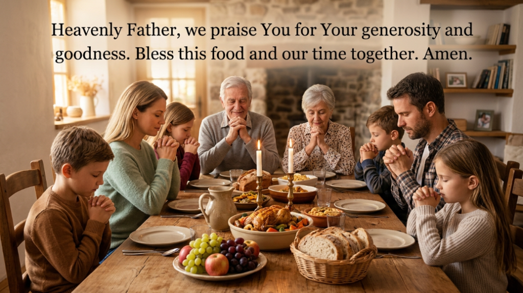 simple prayer before meal