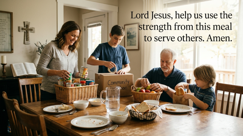 simple prayer before meal
