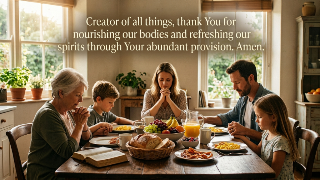 prayer before food