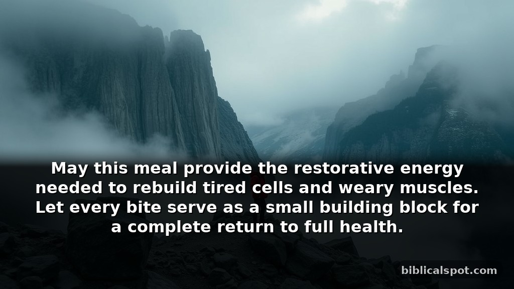 Heartfelt Prayer for Food Blessing for Healing