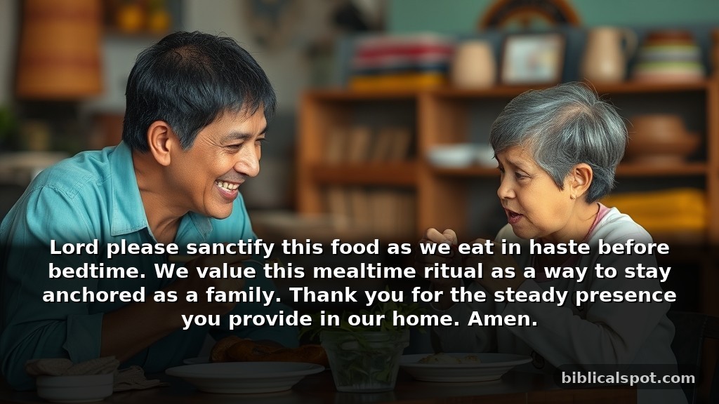 Short simple prayers before eating for busy parents