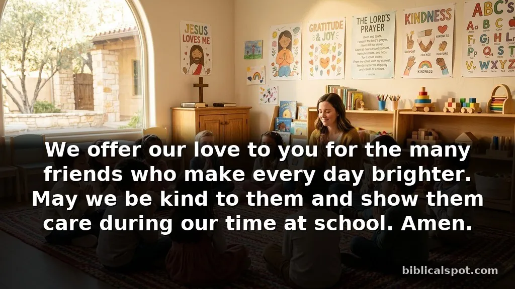 Closing prayer christian for kids to learn about gratitude