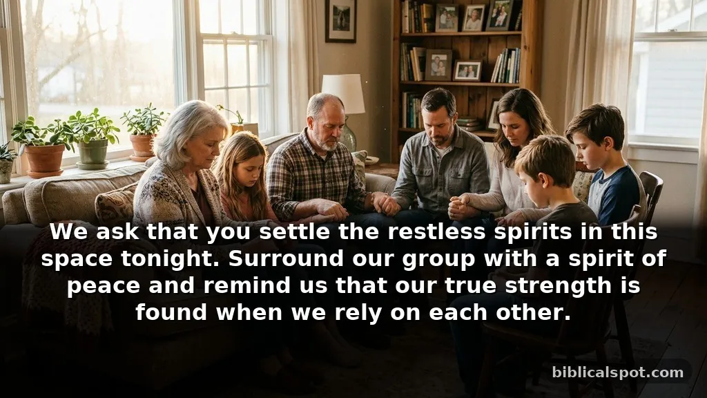 When you need a closing prayer christian for family unity