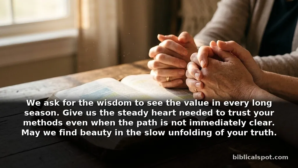 Heartfelt closing prayer for bible study when you need patience