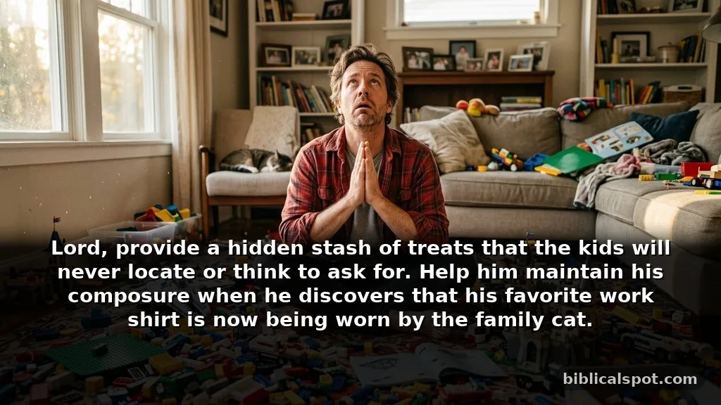 Funny Father's Day Prayer for the Overwhelmed Dad