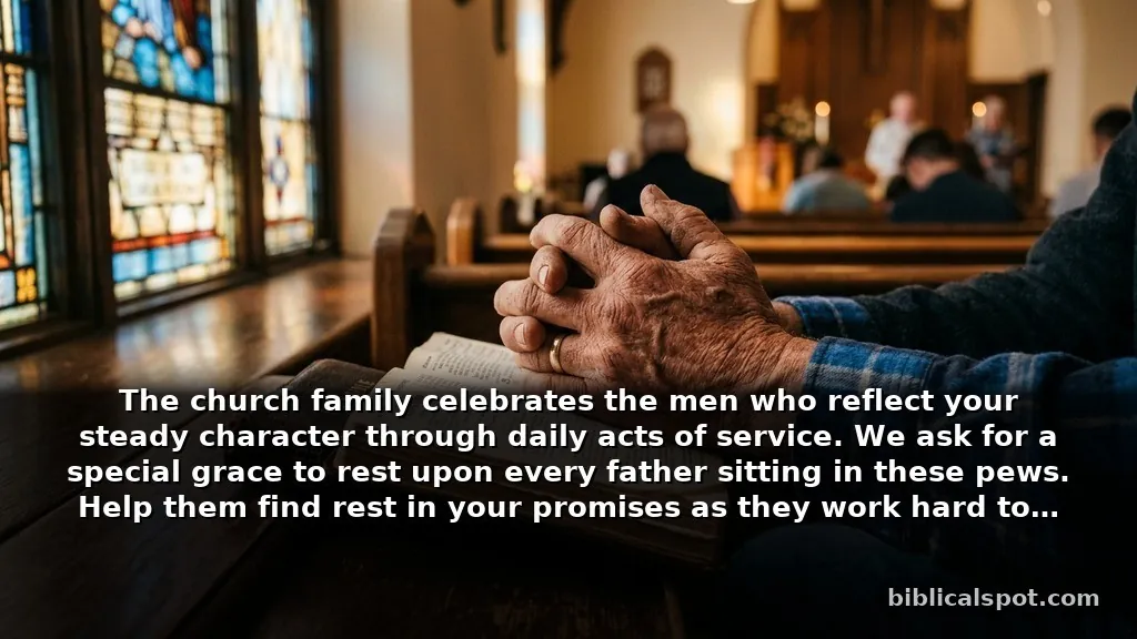 Short Father's Day Prayer for Church Services