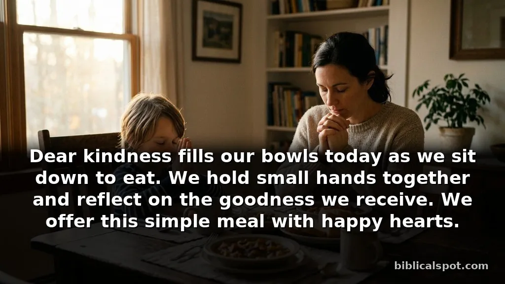 Simple Meal Prayer Lessons for Teaching Kids