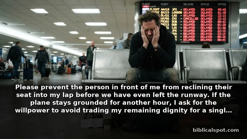 Funny prayers about travel for airport delays