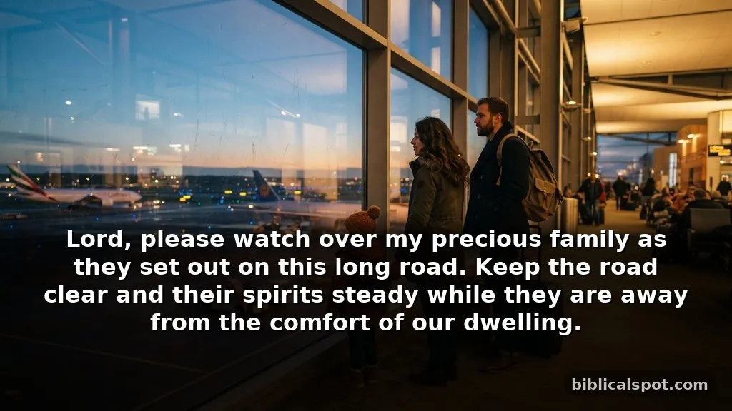 Heartfelt prayers about travel for family protection