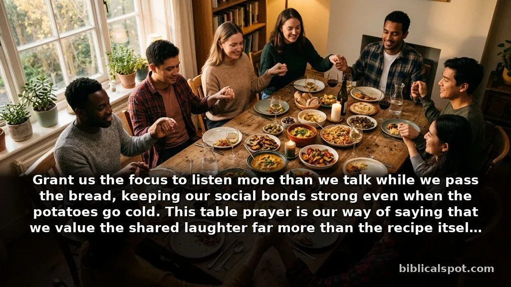 Clever prayers before meals for fellowship and social gatherings
