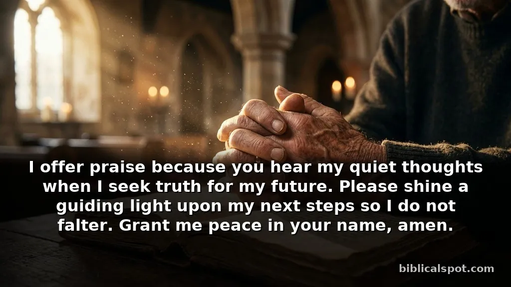 Heartfelt Thank You God for Prayer for Guidance in Decision Making