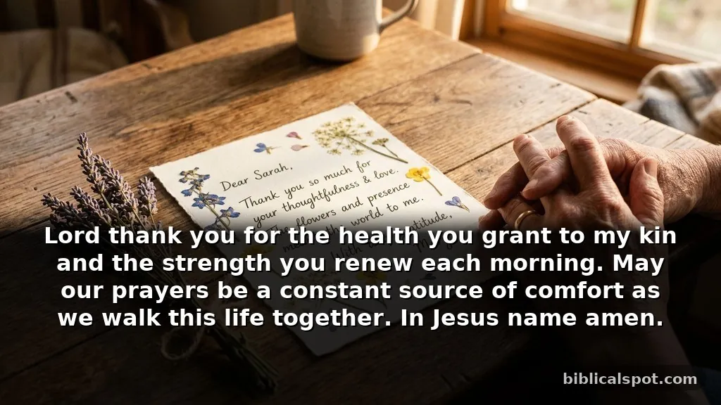 Meaningful Thank You God for Prayer Cards for Family Blessings