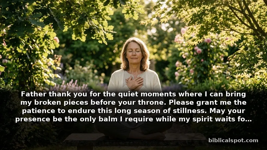 Reflective Thank You God for Prayer About Healing and Restoration